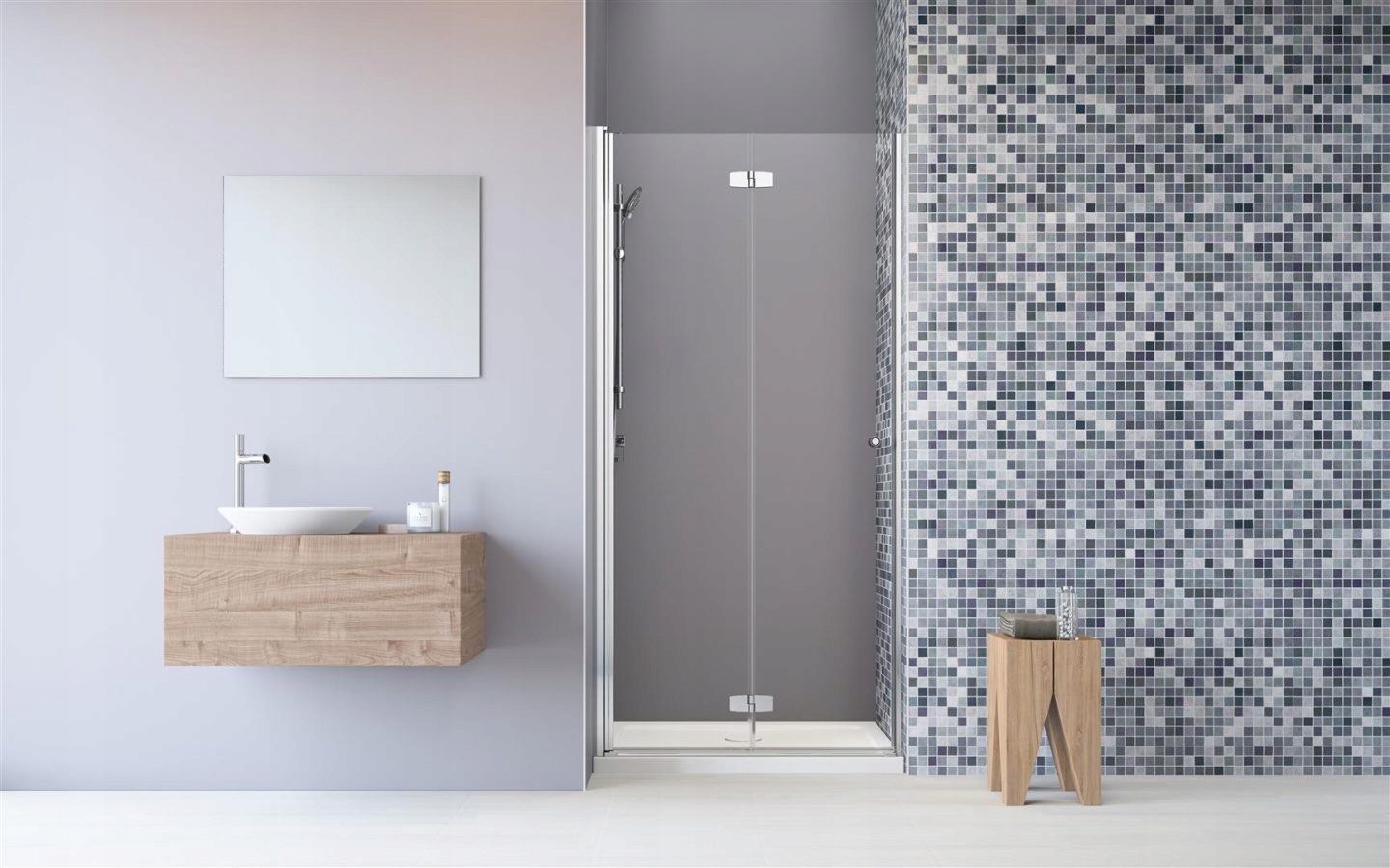 Drzwi prysznicowe Fuenta DWB 90 Lewe RADAWAY Wysokość produktu 202 cm