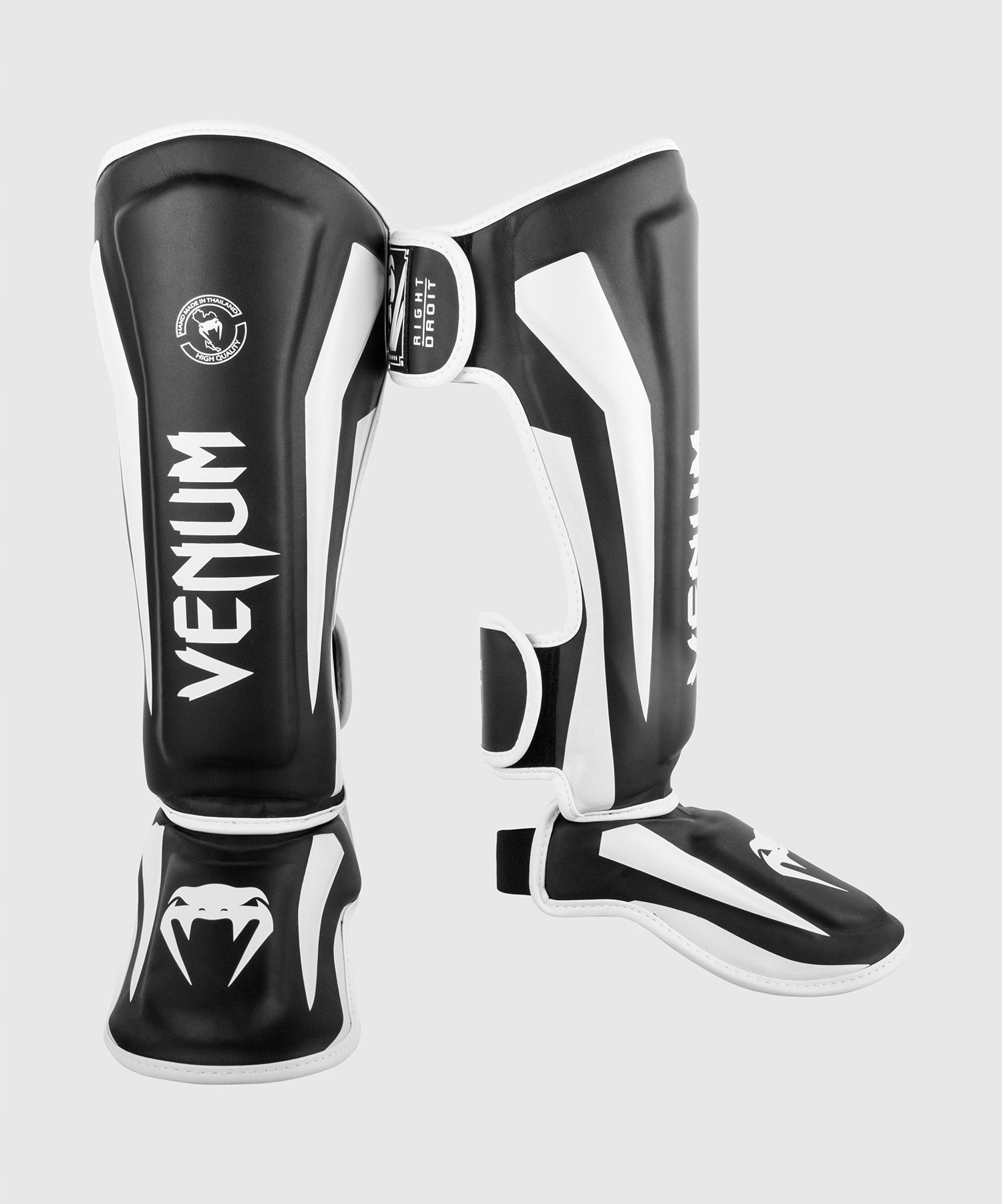 Venum Ochraniacze Piszczeli Elite Black/White L