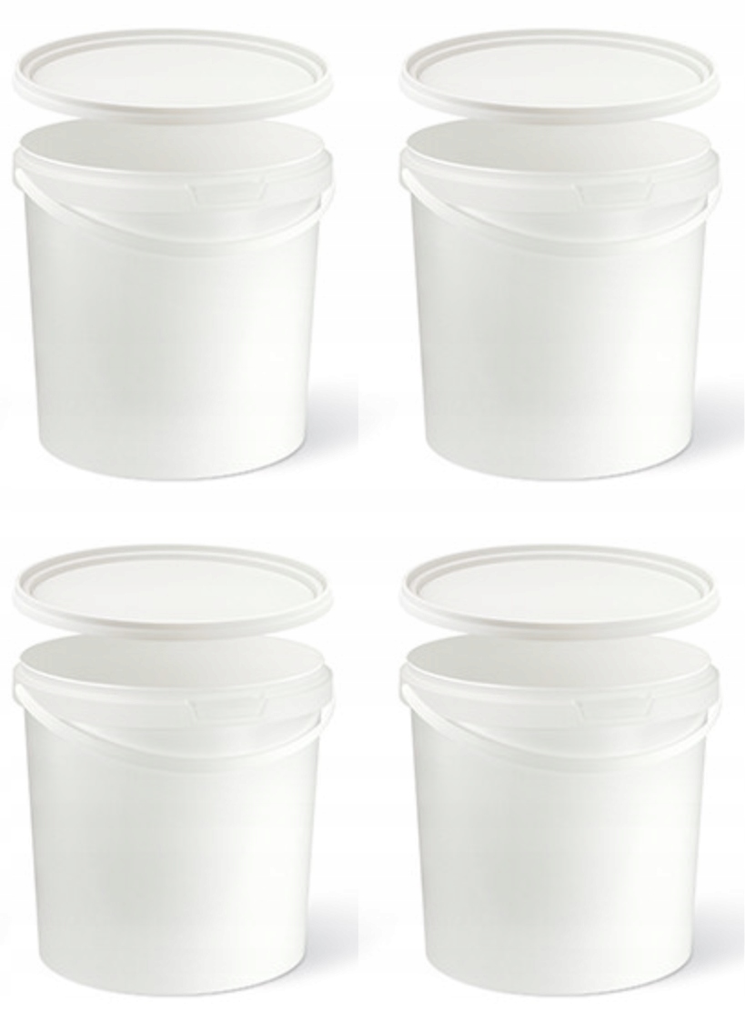 4x POJEMNIK PLASTIKOWY Z PRZYKRYWKĄ 1 l BOLL