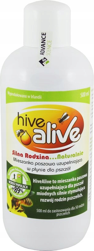 

HiveAlive 500ml silna rodzina pszczela dokarmianie
