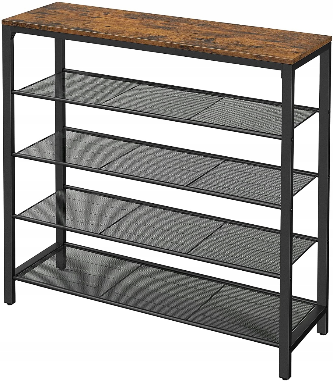 Veľká Rustikálna Skrinka Na Topánky S 5 Úrovňami