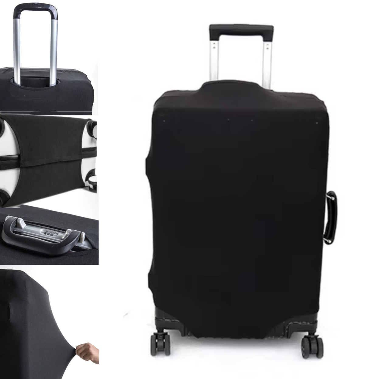 Pokrowiec Ochronny Na Dużą Walizkę Podróżną Etui Bagaż L 70x47x30