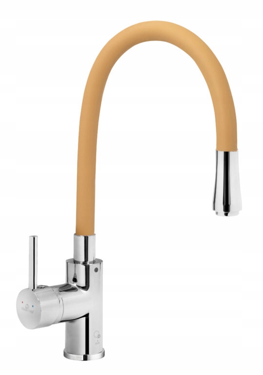 Stojanková kuchynská batéria Diamond Queen béžová chróm Vysoká Kvalita 2 Farby