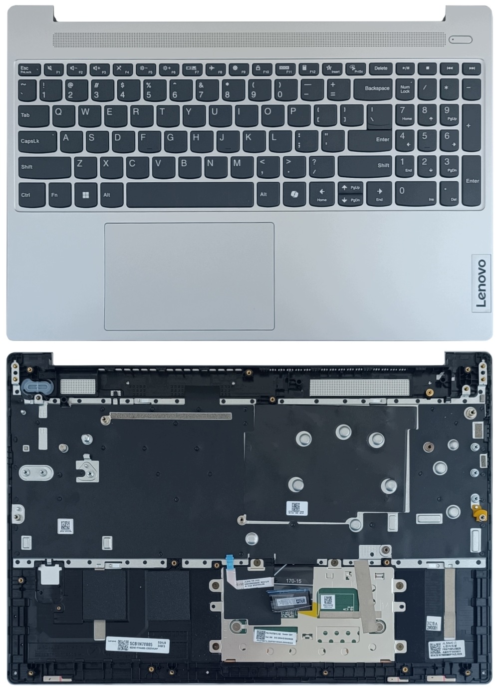 Nový Palmrest Puzdro Klávesnica Lenovo 5CB1N78948 5CB1N78946