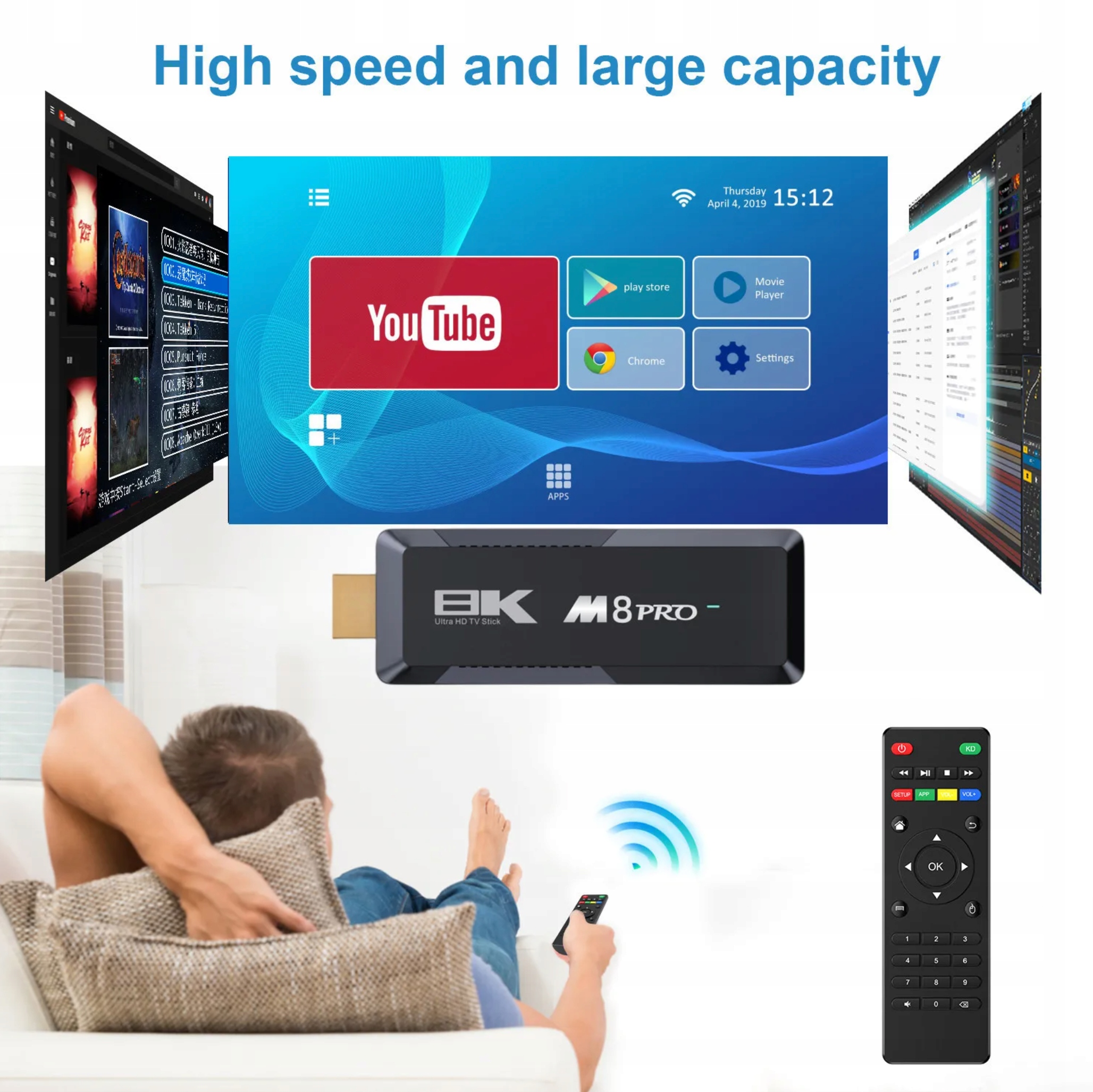 Zestaw WiFi Top Box Android Rodzaj tunera brak informacji