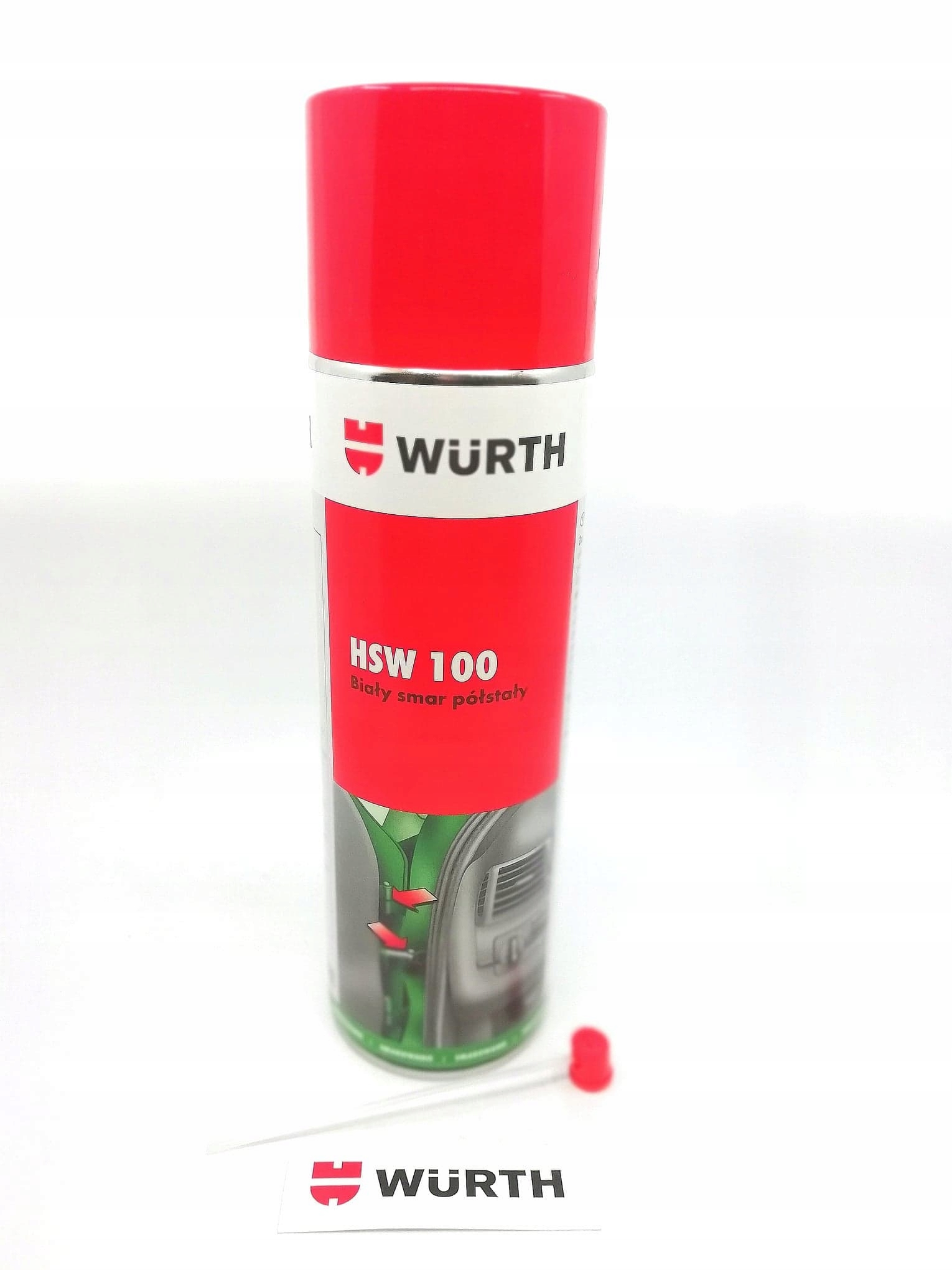 Smar Biały Półstały HSW100 Wurth Do Zawiasów 500ml