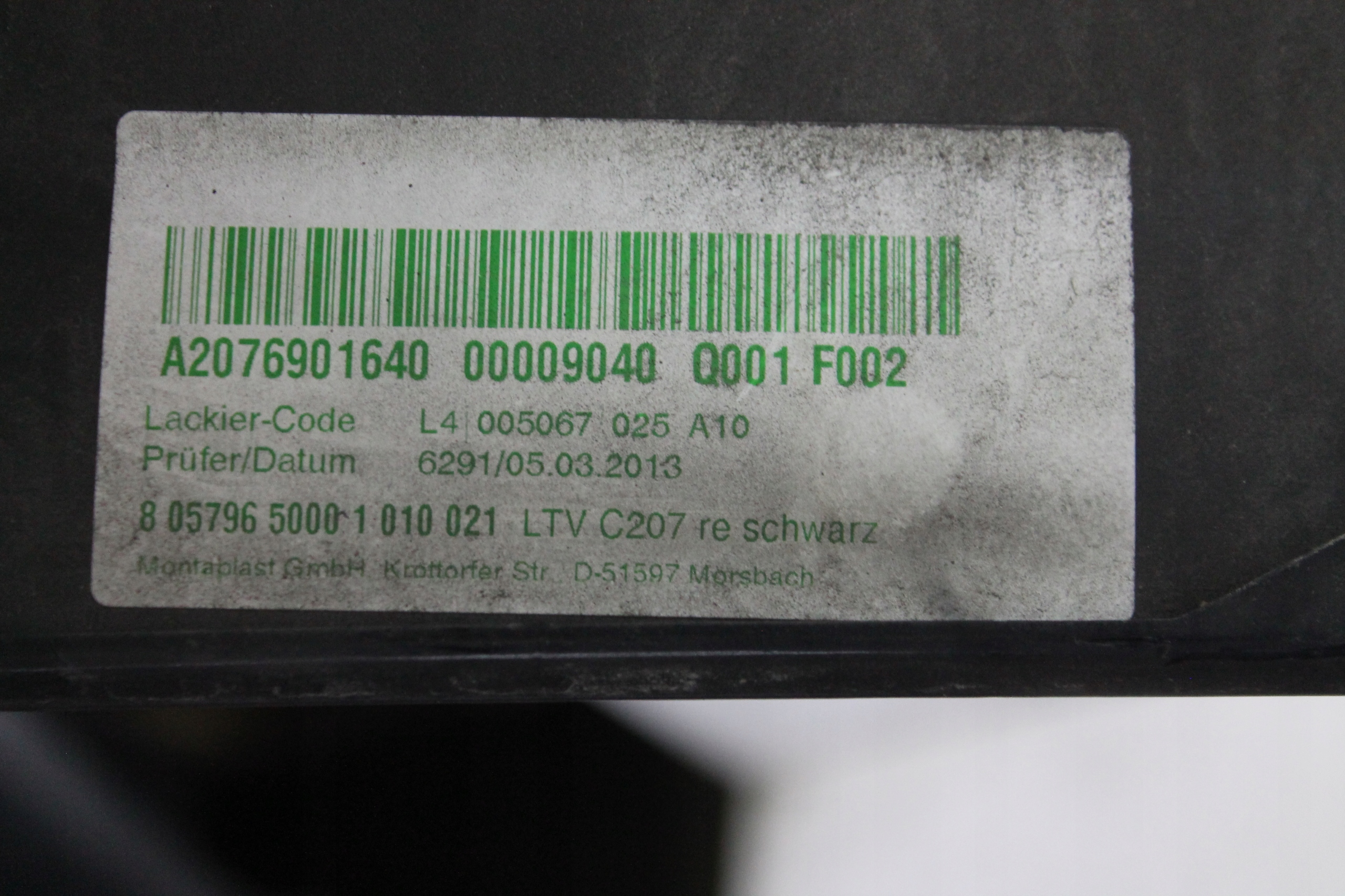 moulding threshold left MERCEDES W207 COUPE 09-17