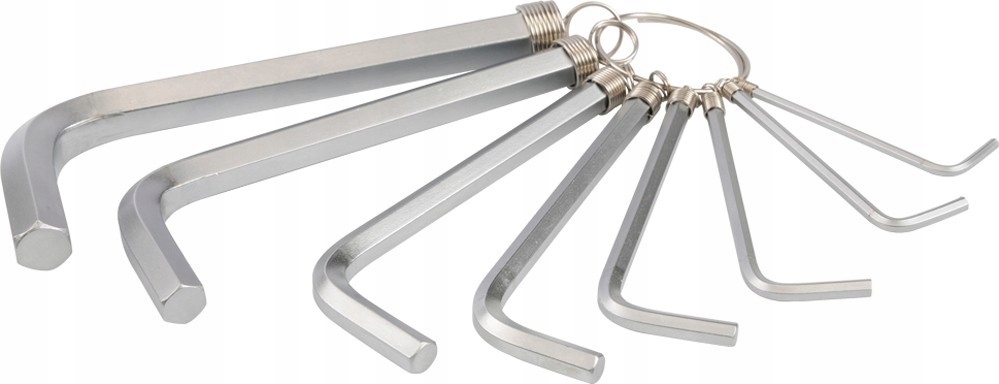 

Klucze imbusowe hex 2-10 mm 8szt YT-0503 Yato