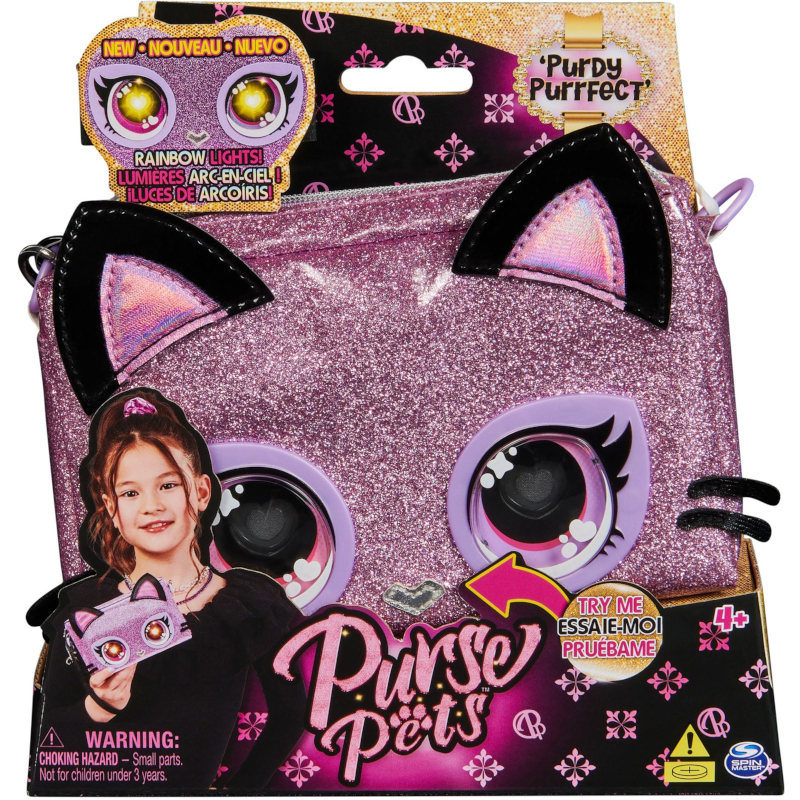 PURSE PETS PIESEK PURDY PURRFECT TOREBKA INTERAKTYWNA ZE ŚWIECĄCYMI OCZAMI Płeć dziewczynki