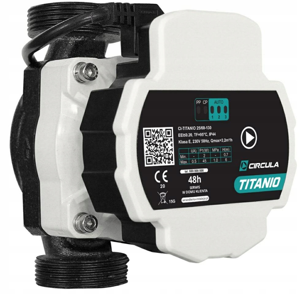 Čerpadlo pre Co Circula Titanio 25/80-130*8