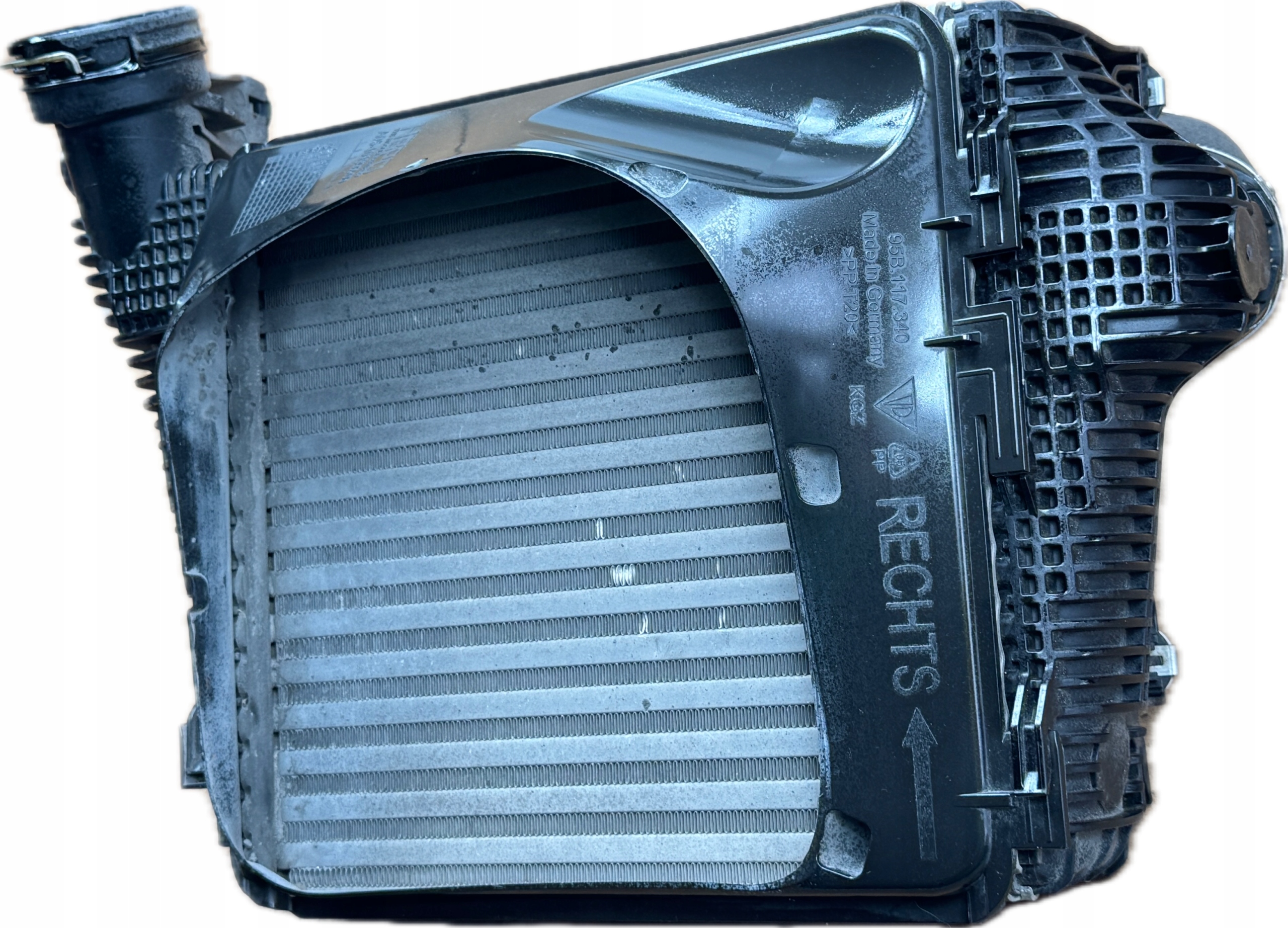 PORSCHE MACAN S 15 3.0 right intercooler radiator air 9545804A