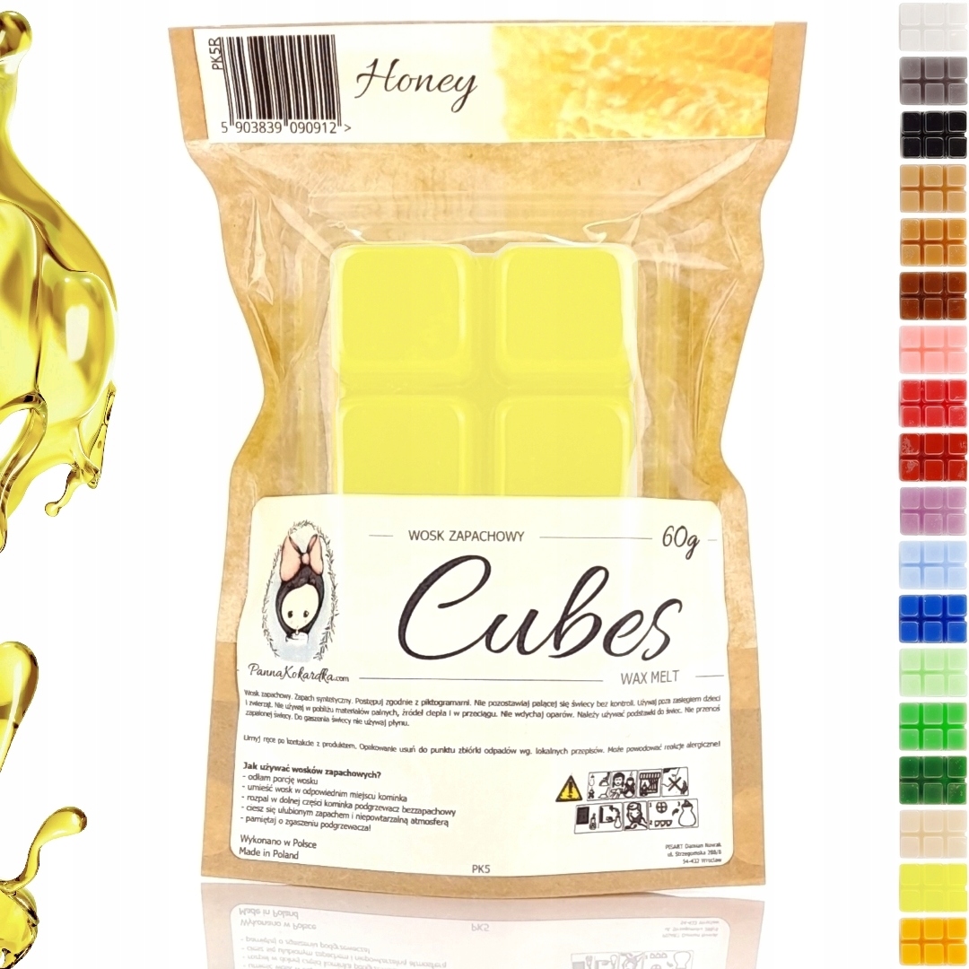 

PK5R Wosk zapachowy do kominka Miodowy Honey Duży