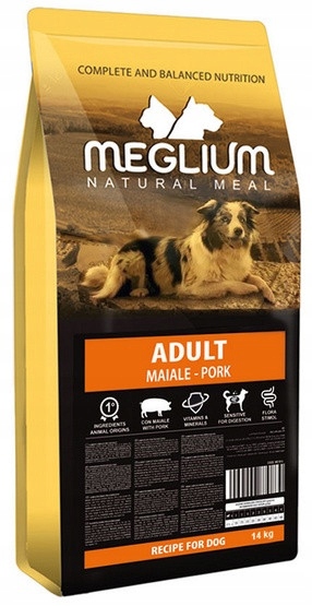 Levně Meglium Dog Adult Pork 14 kg