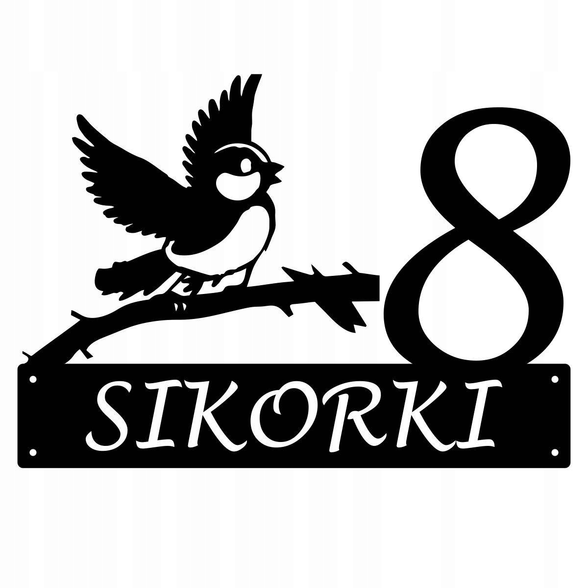 Číslo Na Dom 80 cm Tabuľa Adresa Ocel 2MM Grafika 195