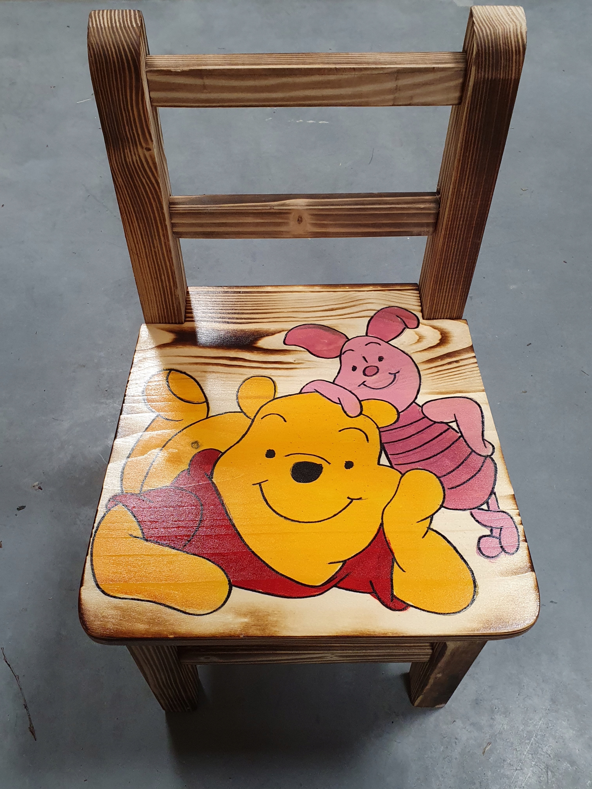 Drewniane krzesełko dziecięce -NOWOŚĆ Kolekcja korbmax