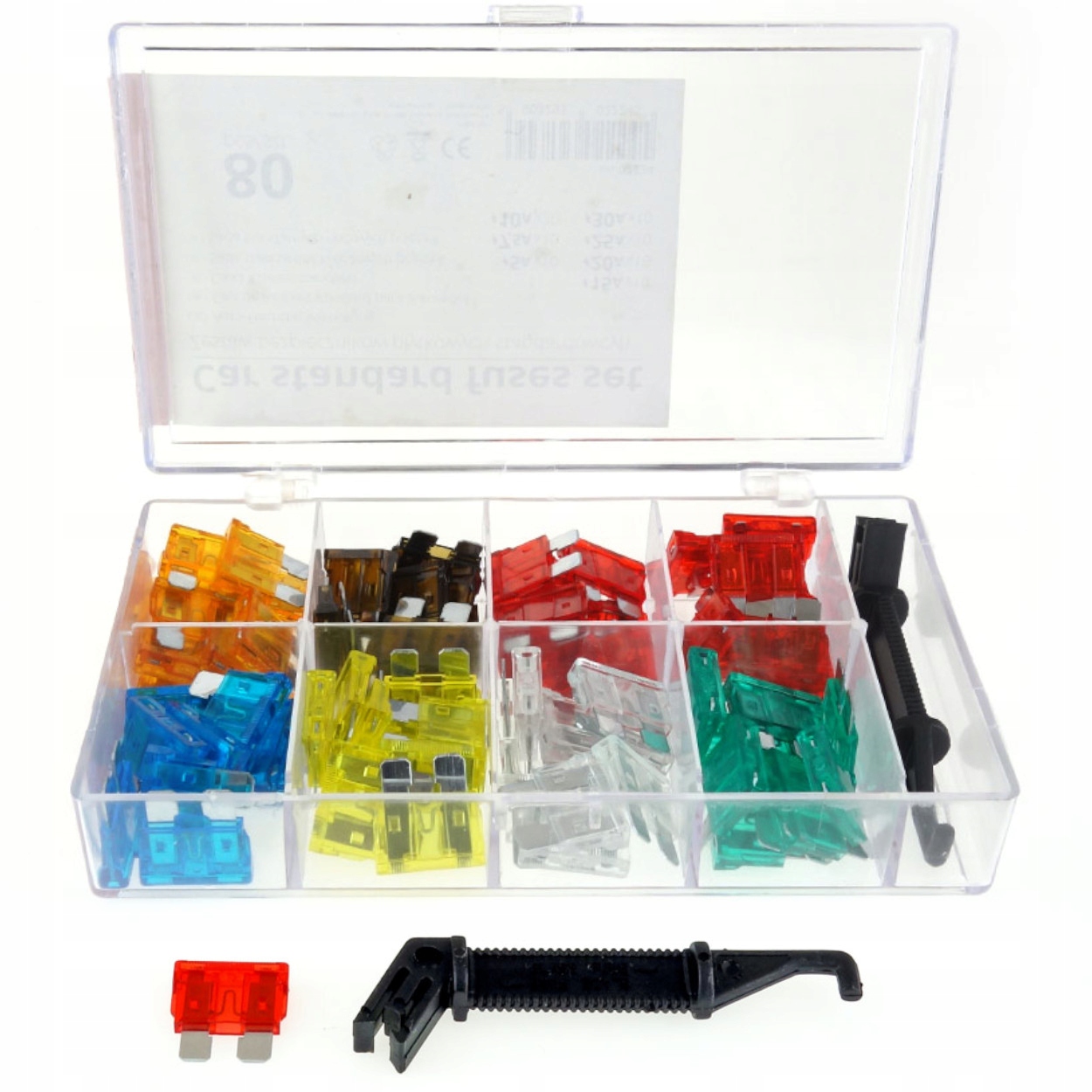 

Bezpieczniki Płytkowe Amio 80szt MIX Standard