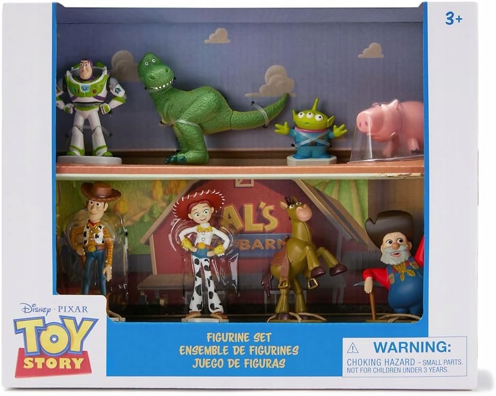 Disney Toy story zestaw Figurek 8szt Chudy Buzz Stinky Pate Mustang