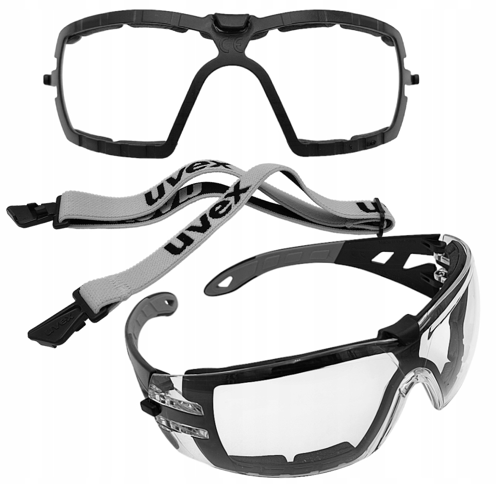 Okulary Ochronne Na Rower Rekreacja Paintball Solidne Uvex Pheos 9192680