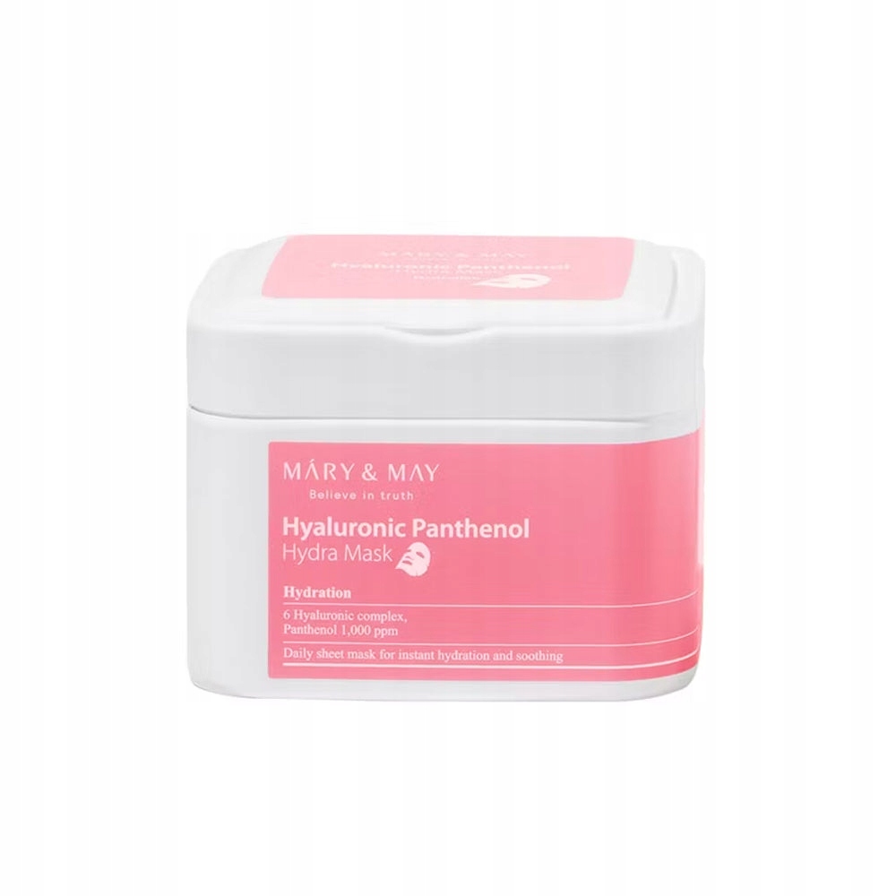 & May Hyaluronic Panthenol Hydra Mask Zestaw nawilżających maseczek 30