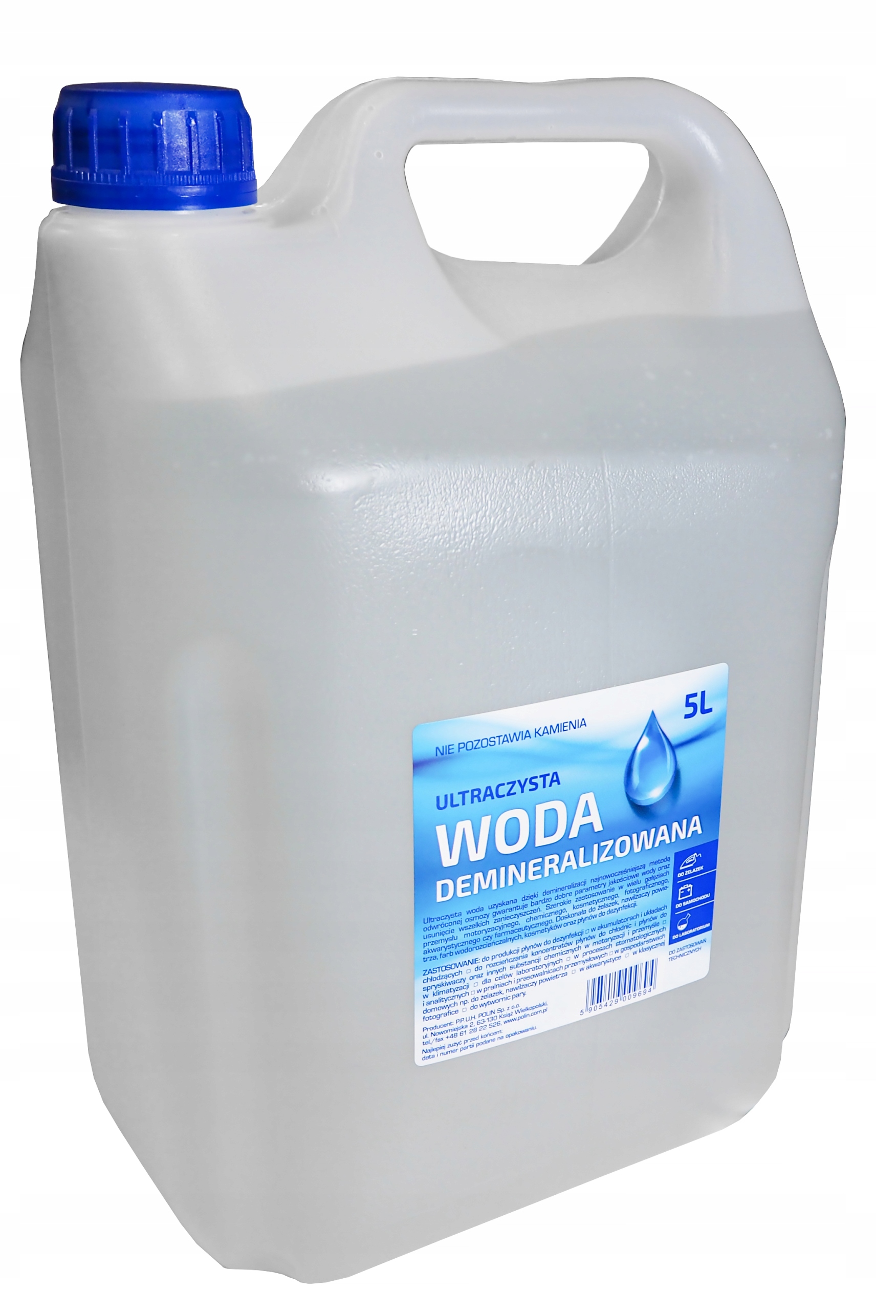 

Woda Destylowana Demineralizowana 5L czysta