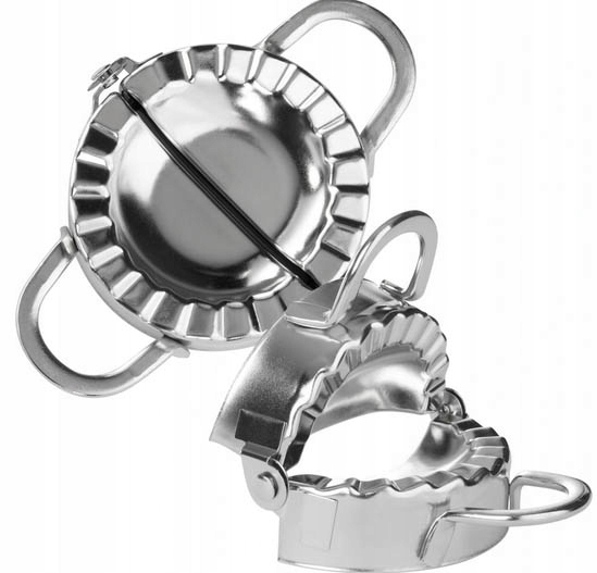 FORMA WYKRAWACZ DO LEPIENIA PIEROGÓW USZEK FOREMKA METALOWA SKŁADANA 10cm
