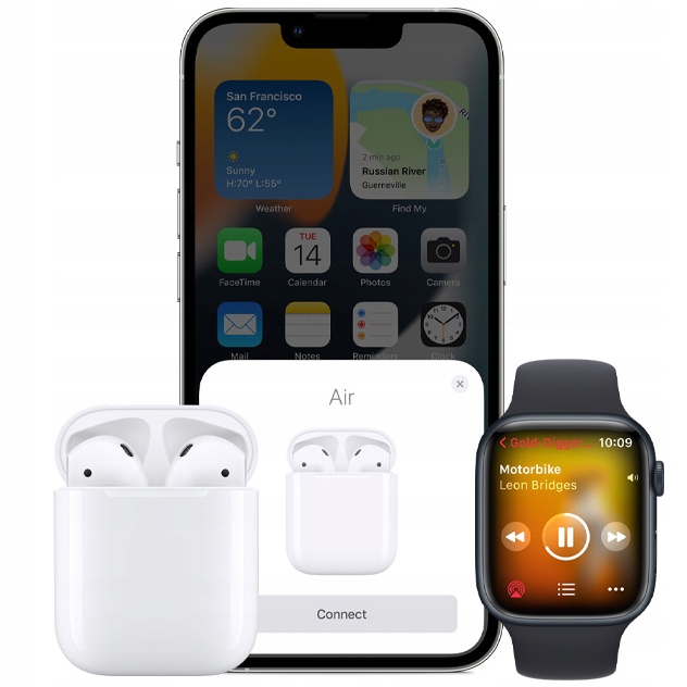 SŁUCHAWKI BEZPRZEWODOWE BLUETOOTH DOUSZNE AIR 2 Model inny