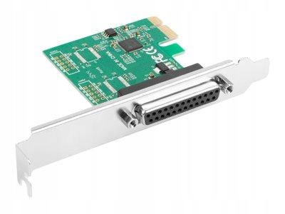 Lanberg extension card PCI-Express Lpt DB25 low profile bracket