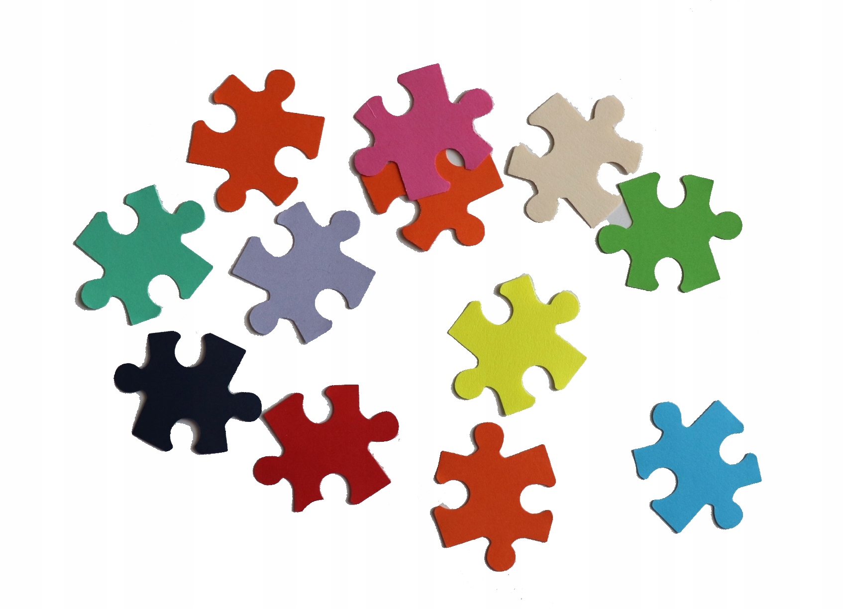 

Ozdoby papierowe tort papierowy 20 szt puzzle