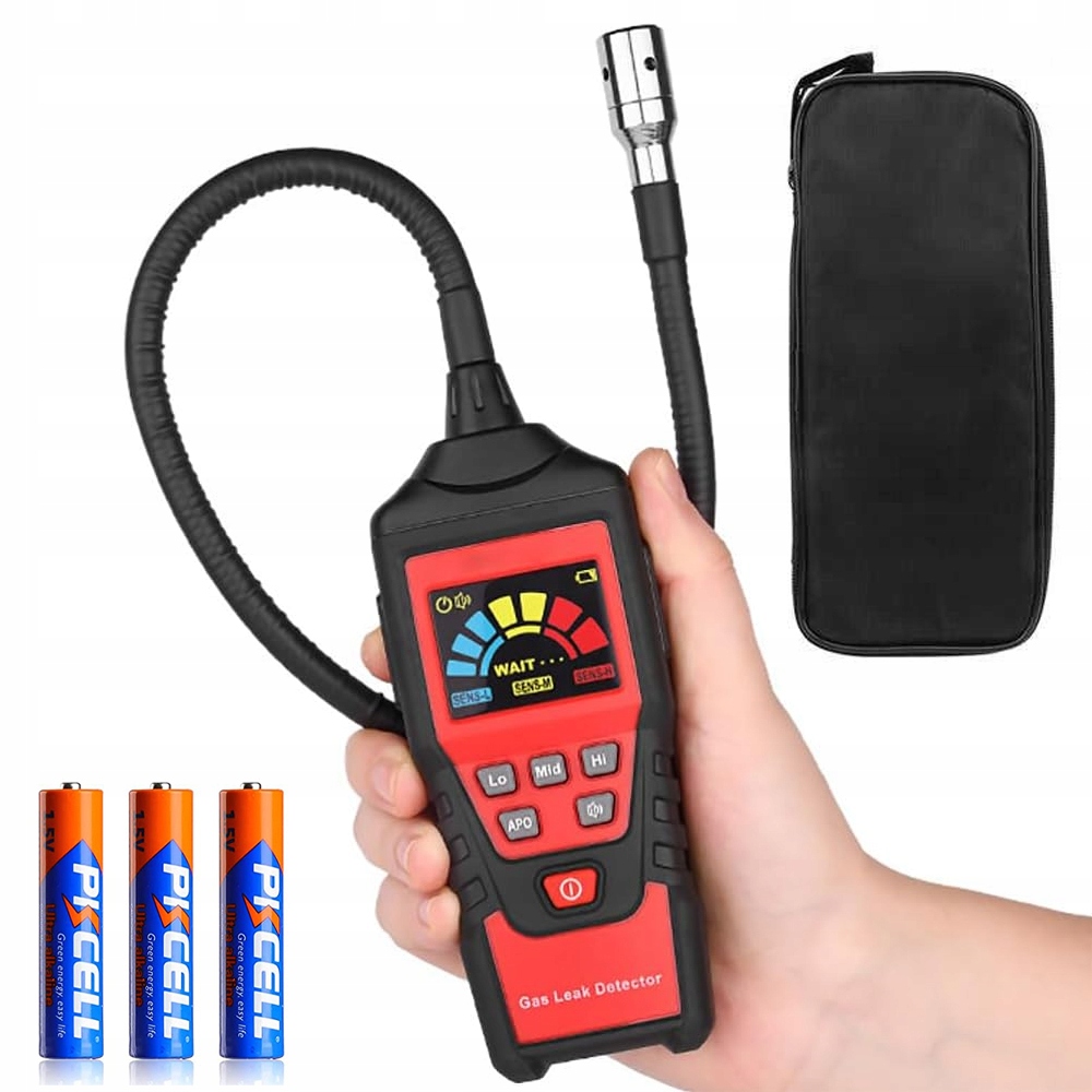 Detektor Úniku Plynů Senzor Zemní Plyn Lpg Metan Propan Butan Baterie