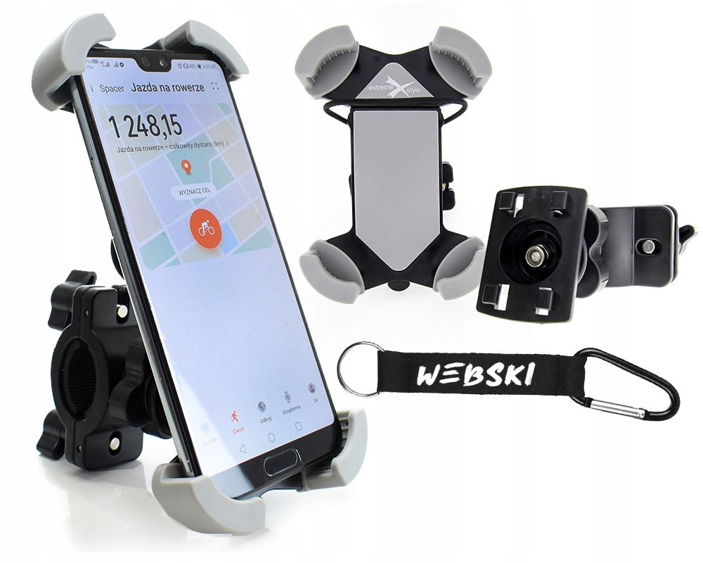 

Uchwyt na telefon do rowera hulajnogi elektrycznej