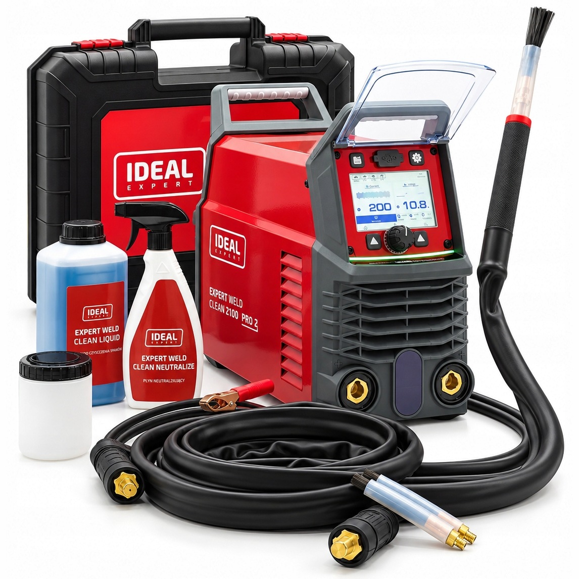 Ideal Expert Weld Clean 2100 Pro2 Sada – Přístroj Na Čištění Svarů