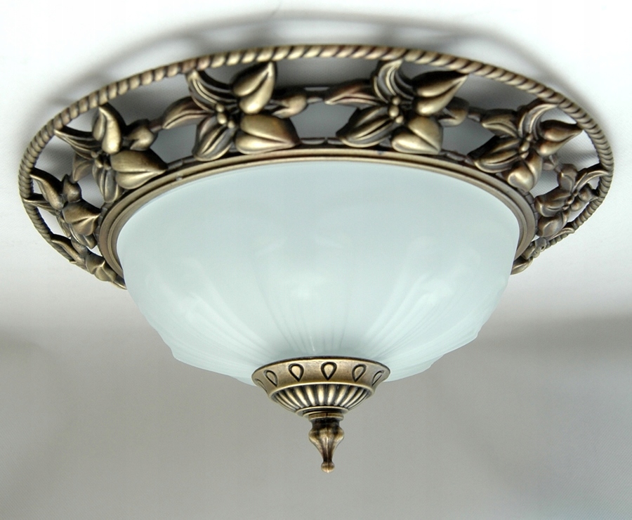 Stropné Svietidlo klasická patina 29 cm, stropná lampa