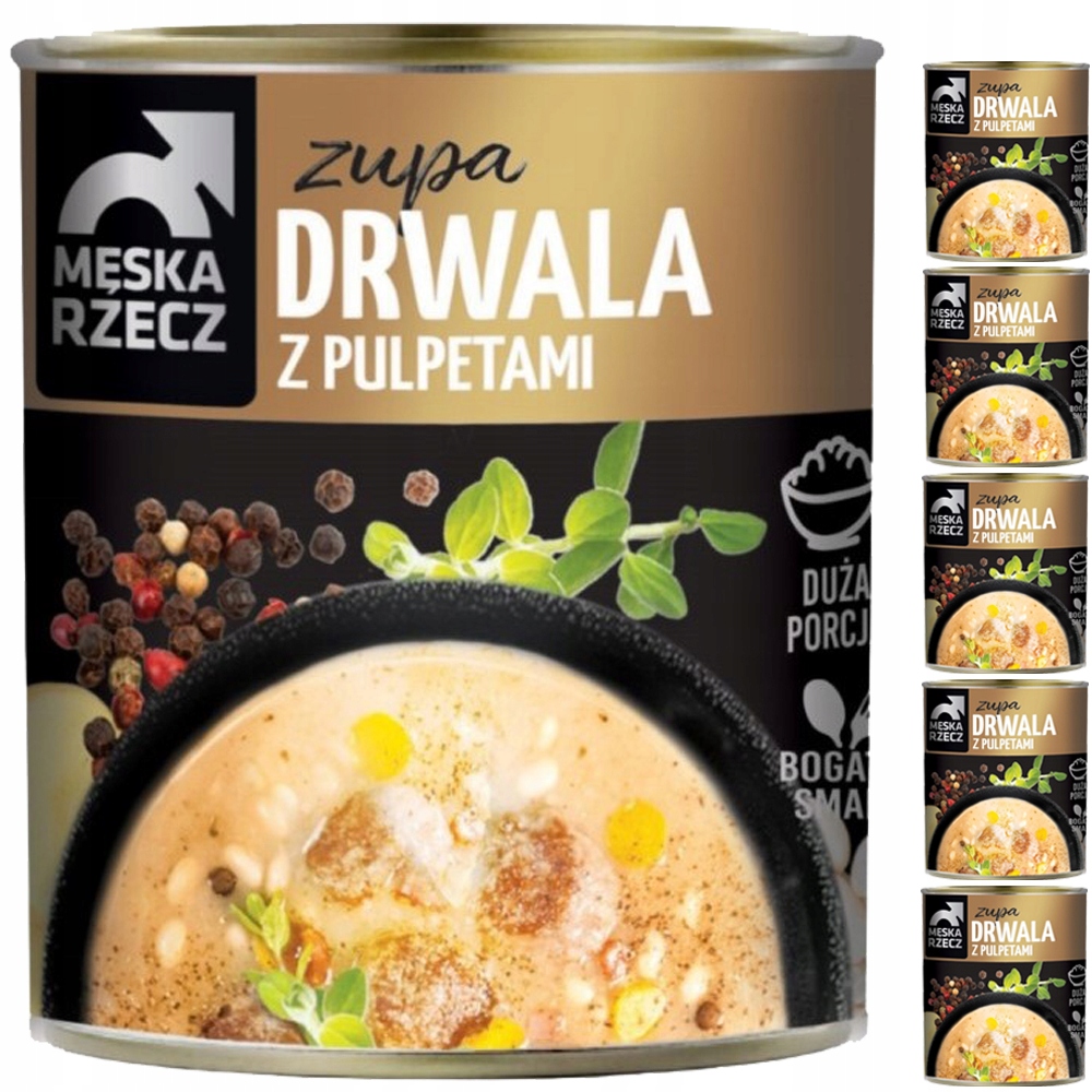 Pánská Polévka Dřevorubec S Pulpetami masové kuličky hotové 6x830g svařák