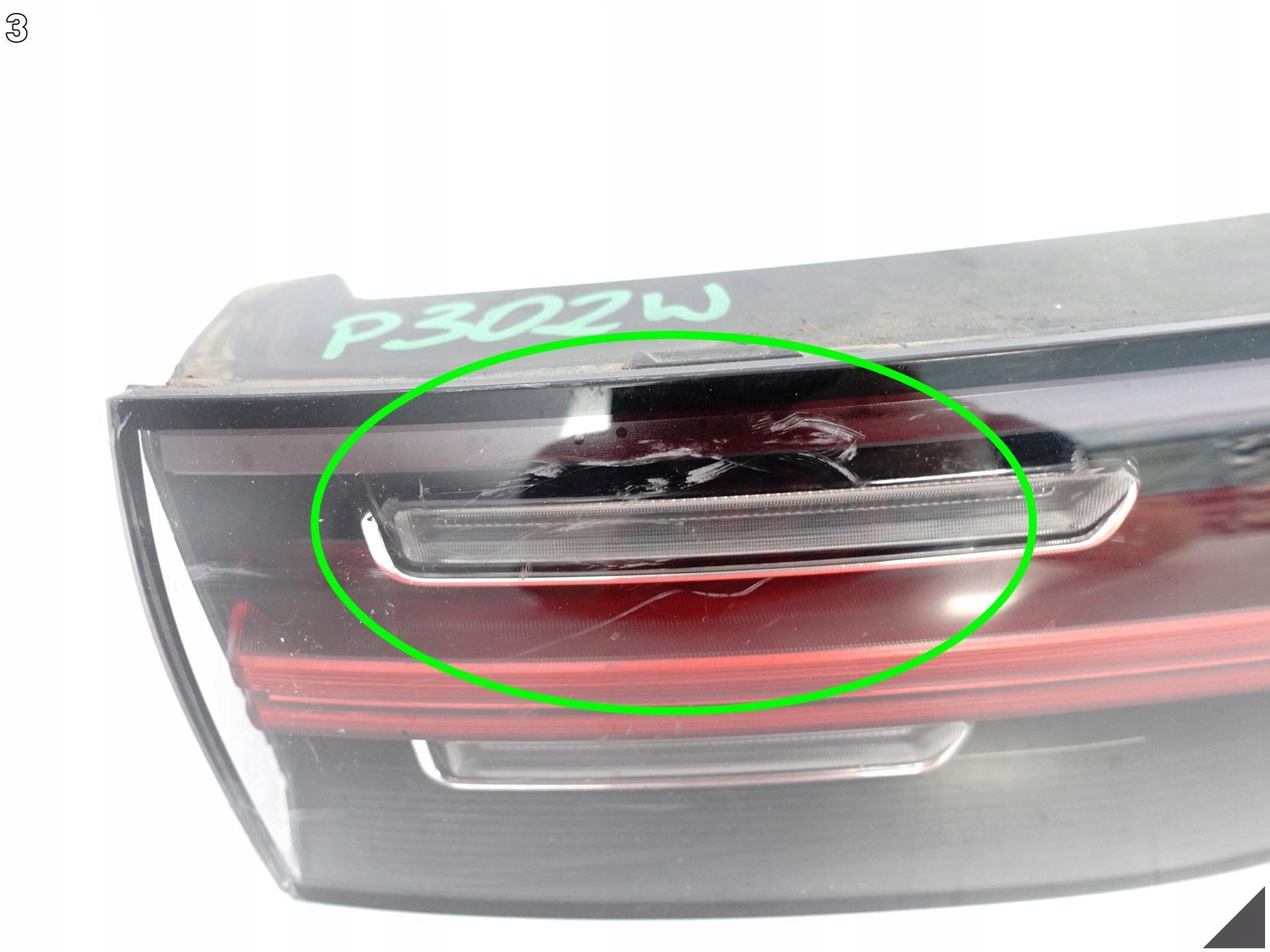 PORSCHE CAYENNE III E3 9Y0 18- light LED cap central W boot rear part EU