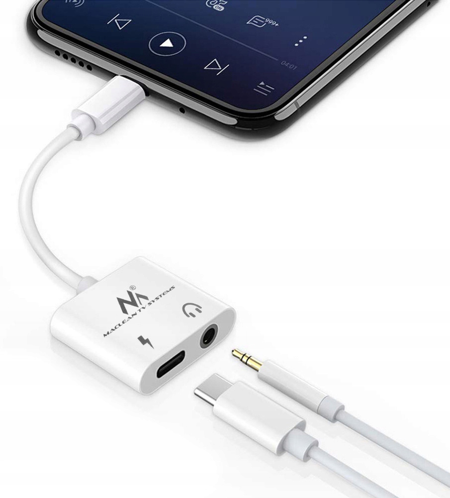 

Adapter audio przejściówka Usb-c mini jack 3,5 mm
