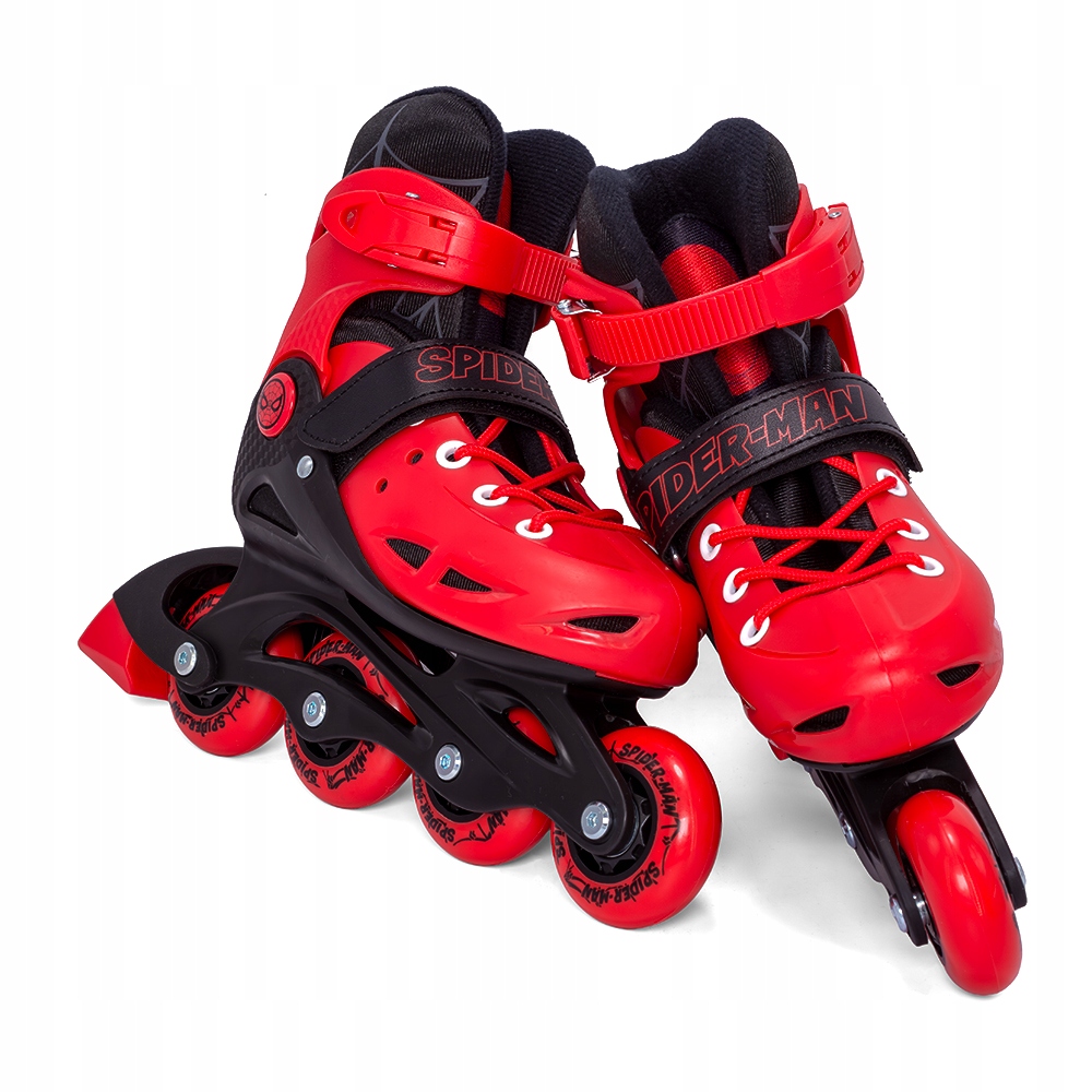 Rolki Hard Boot sztywne buty Spider-man regulowany rozmiar 34-37