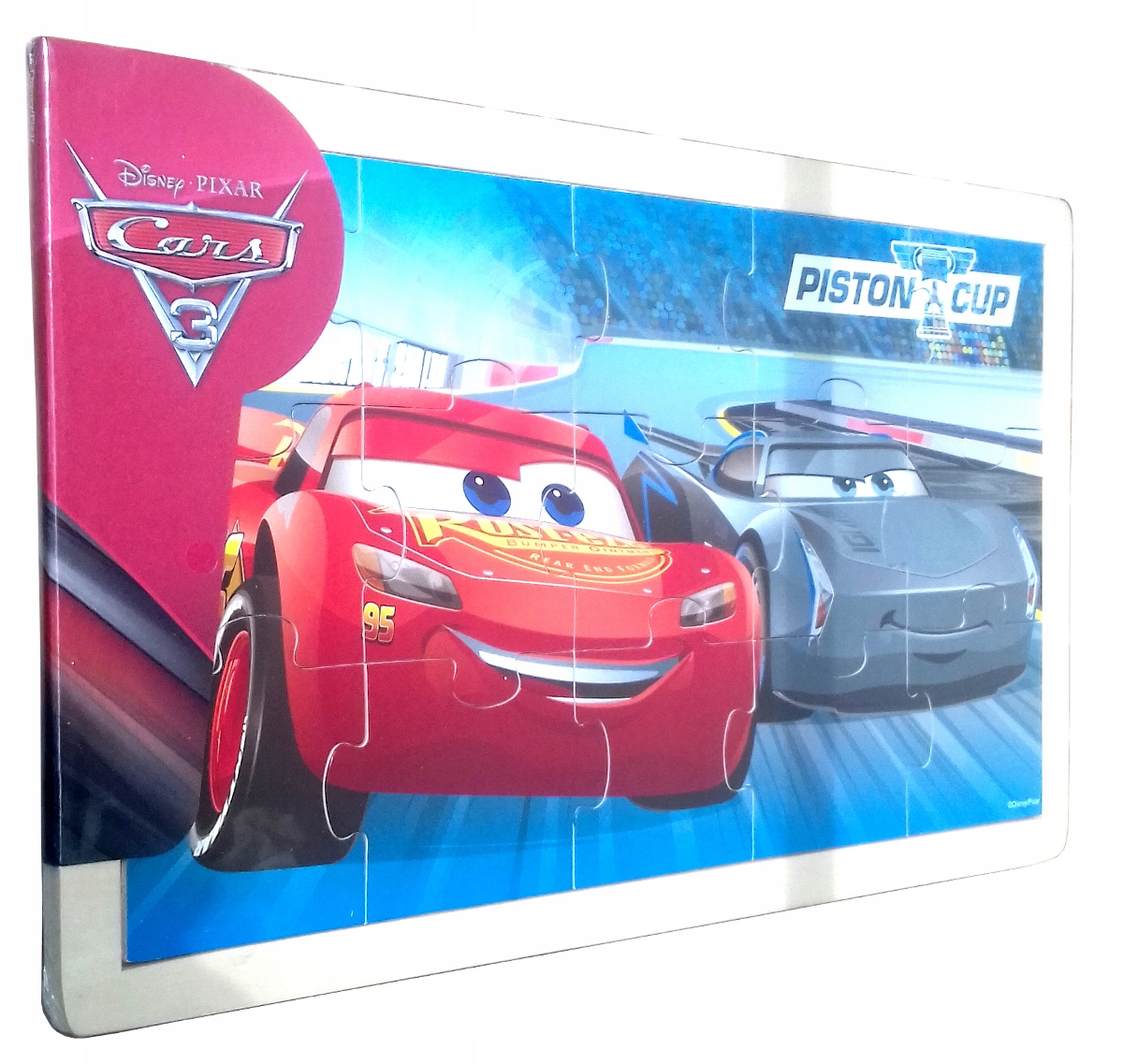 DISNEY PUZZLE DREWNIANE CARS 3 ZYGZAK 15el.