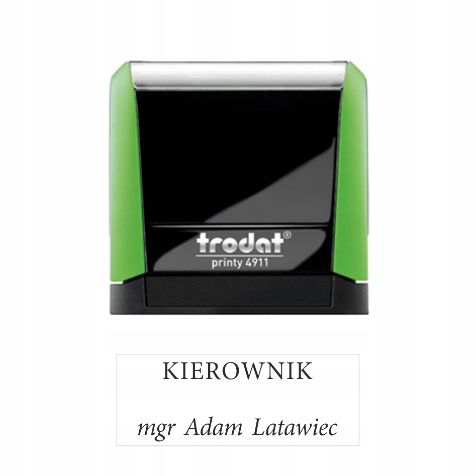 

Pieczątka imienna jakość Pro! Automat Trodat