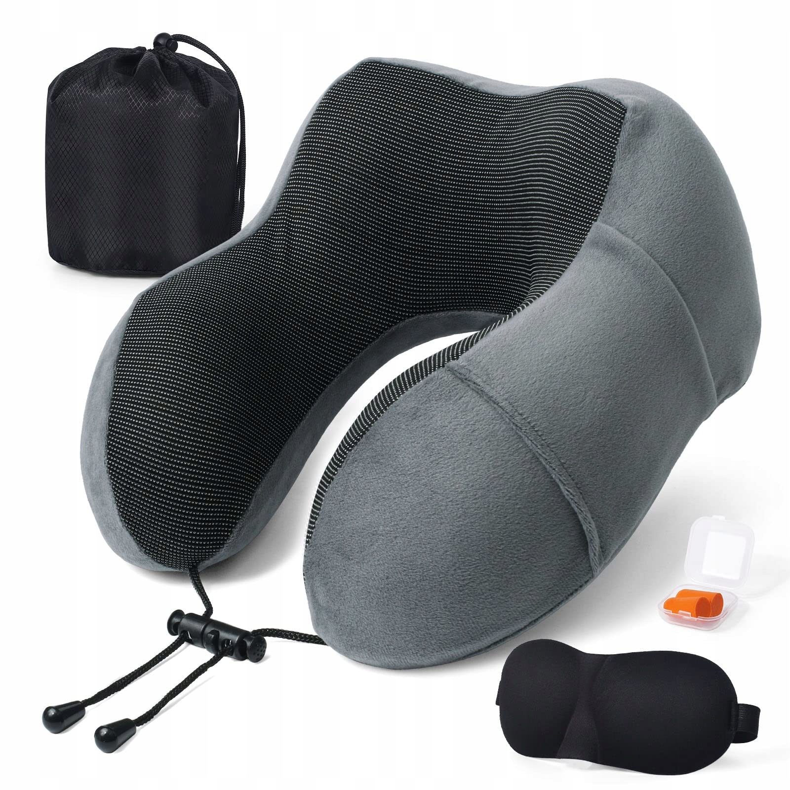 Polštář Somlaw Memory Foam s maskou a zátkami do uší