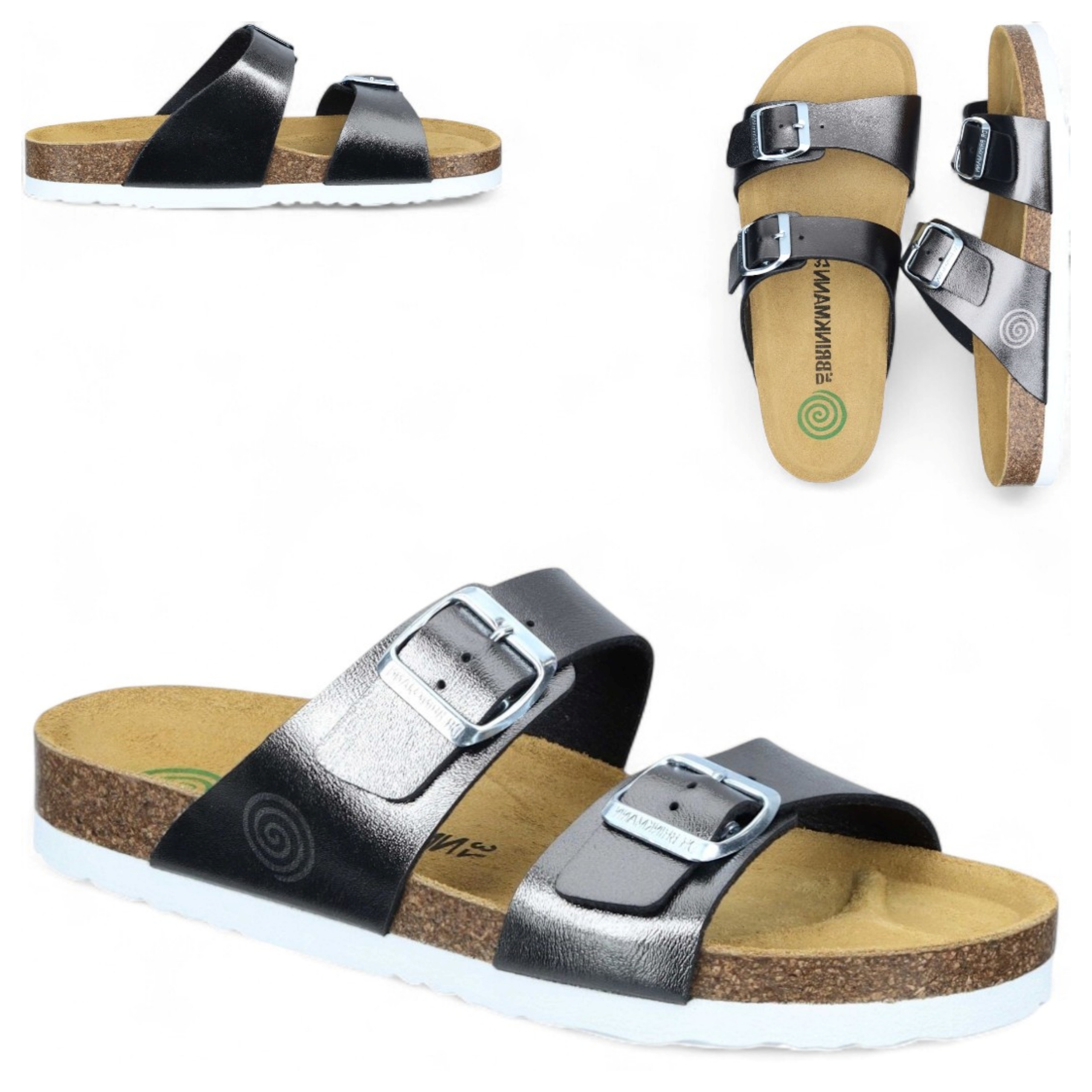 Nazouváky Profilované 41 dr. Brinkmann Spony Elegantní Pohodlné Šedé