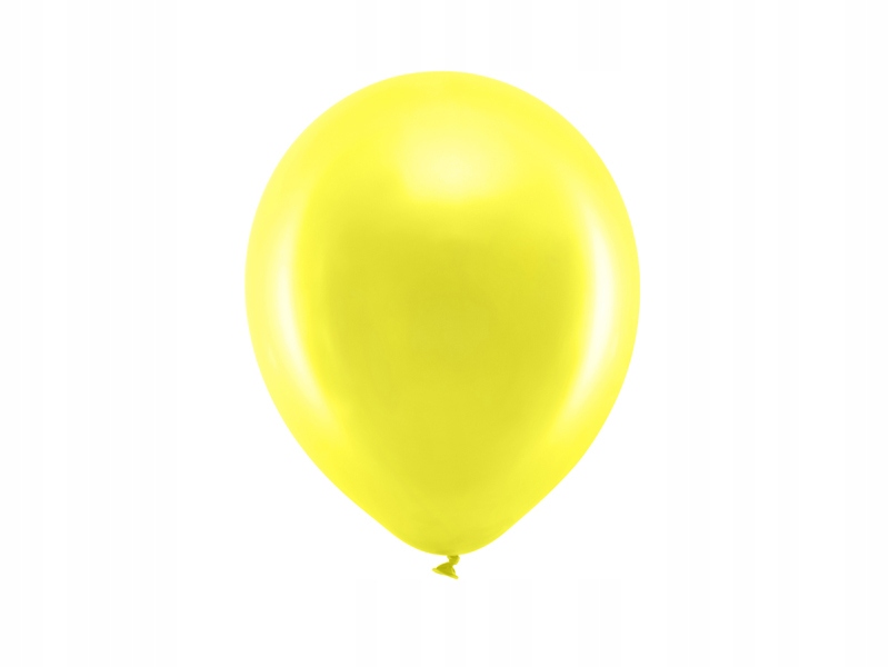 

Balony 23cm metaliczne żółty Urodziny Ślub 100 szt
