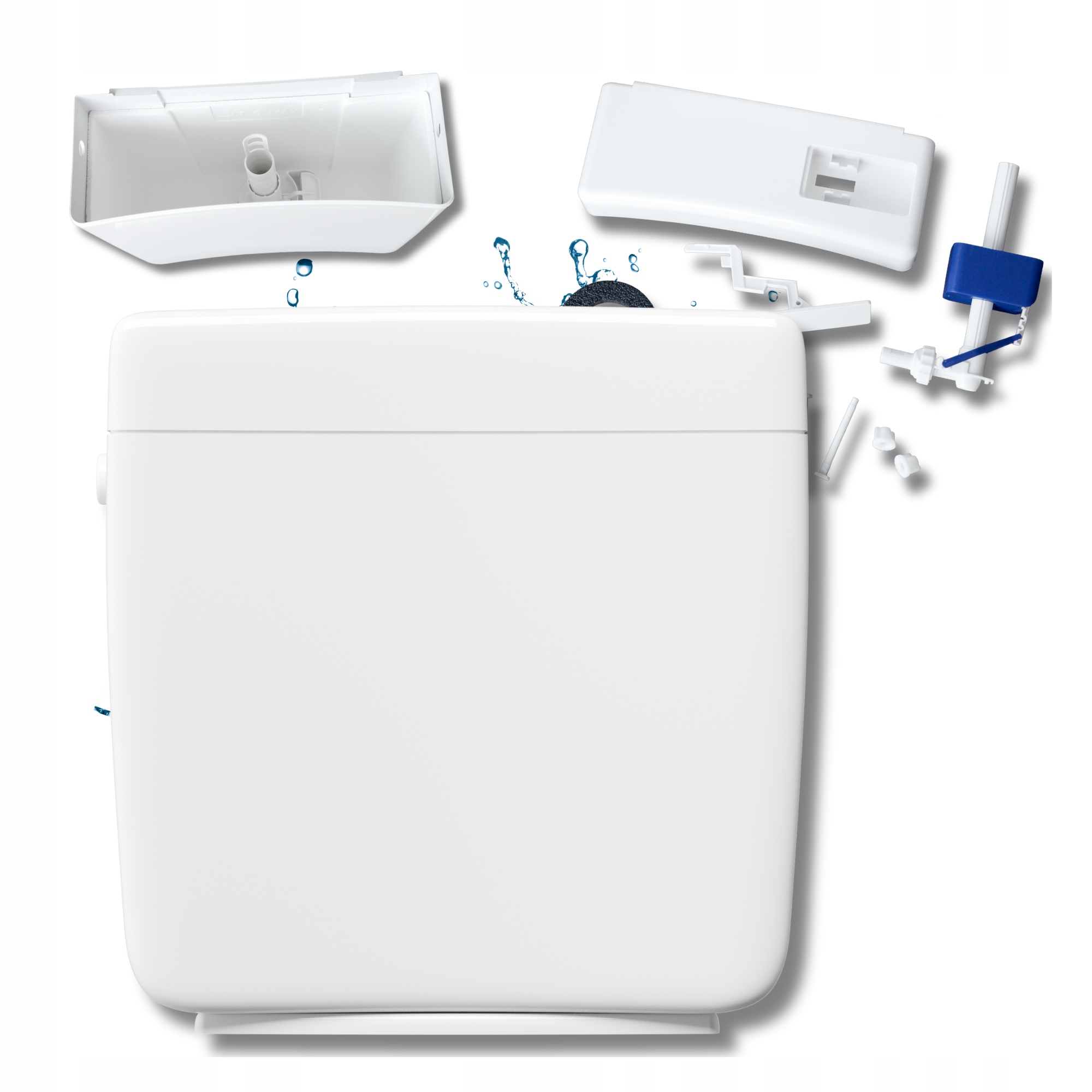 Dolnopluhový splachovač pro Wc Start Stop Stojící na záchod