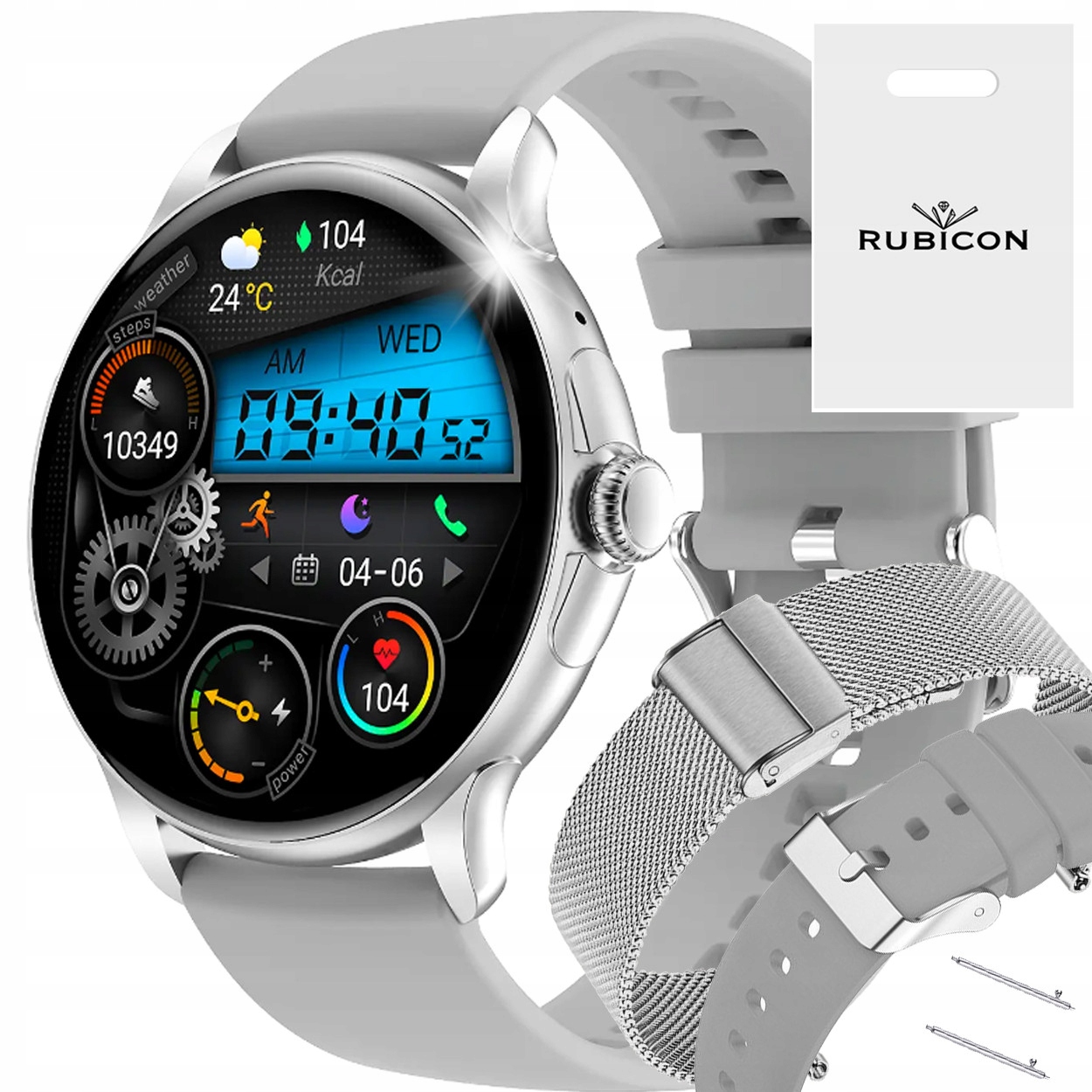Chytré Hodinky Rubicon Telefonní hovory Pl menu Pro Watch