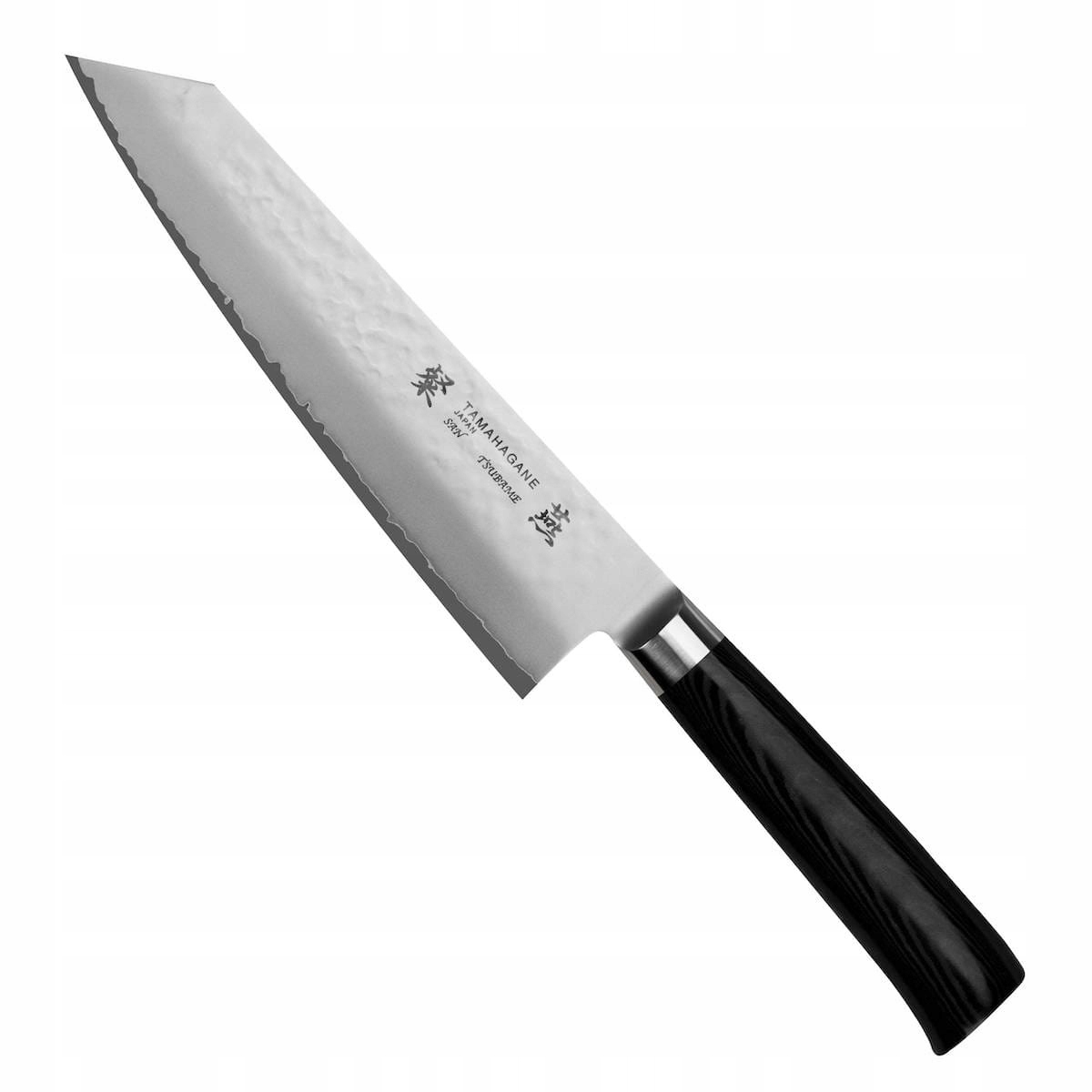 Tamahagane Tsubame Black VG-5 Japonský kuchynský nôž Kengata 61 Hrc 19,5 cm