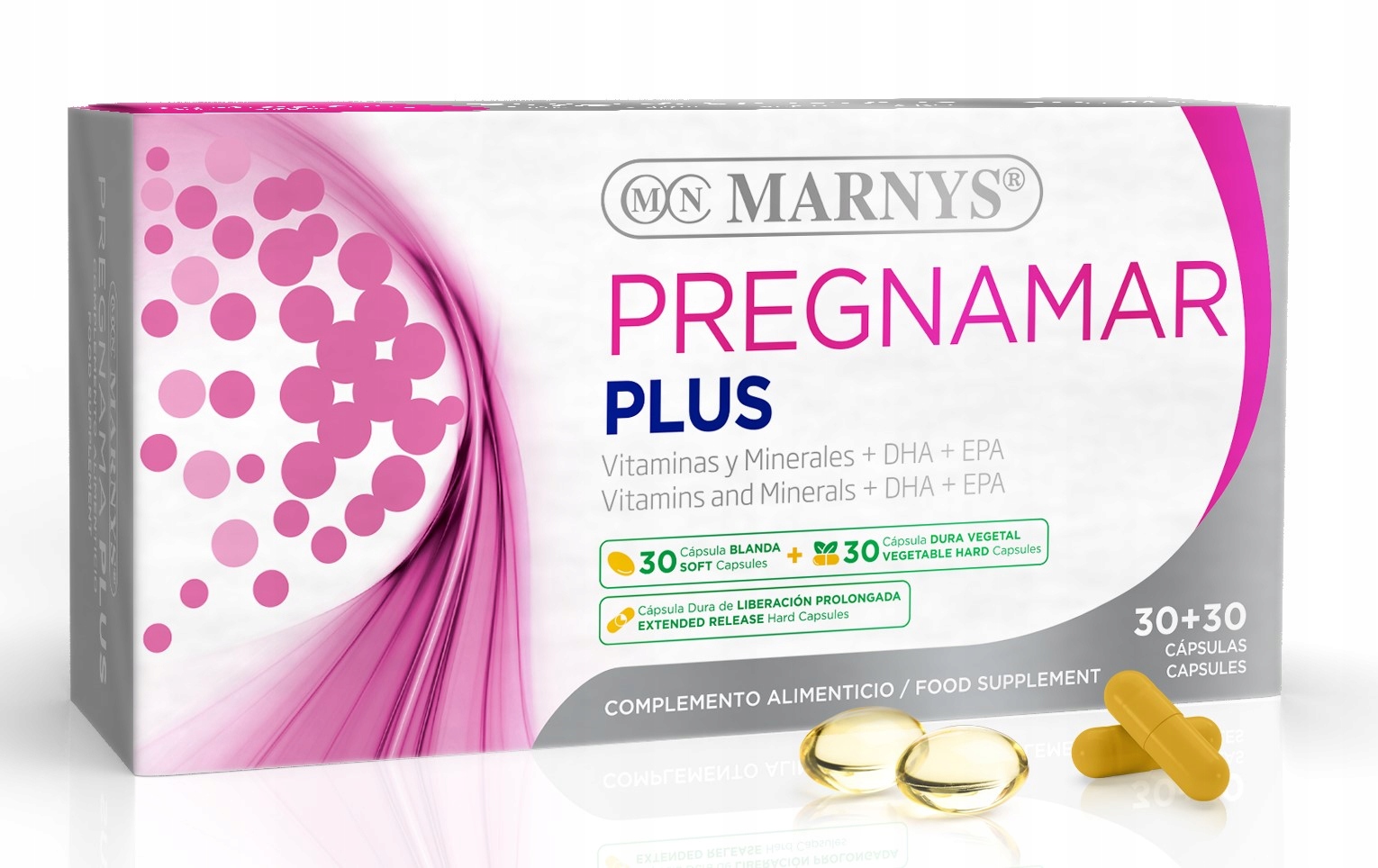 MARNYS Pregnamar Plus 30 + 30 cps