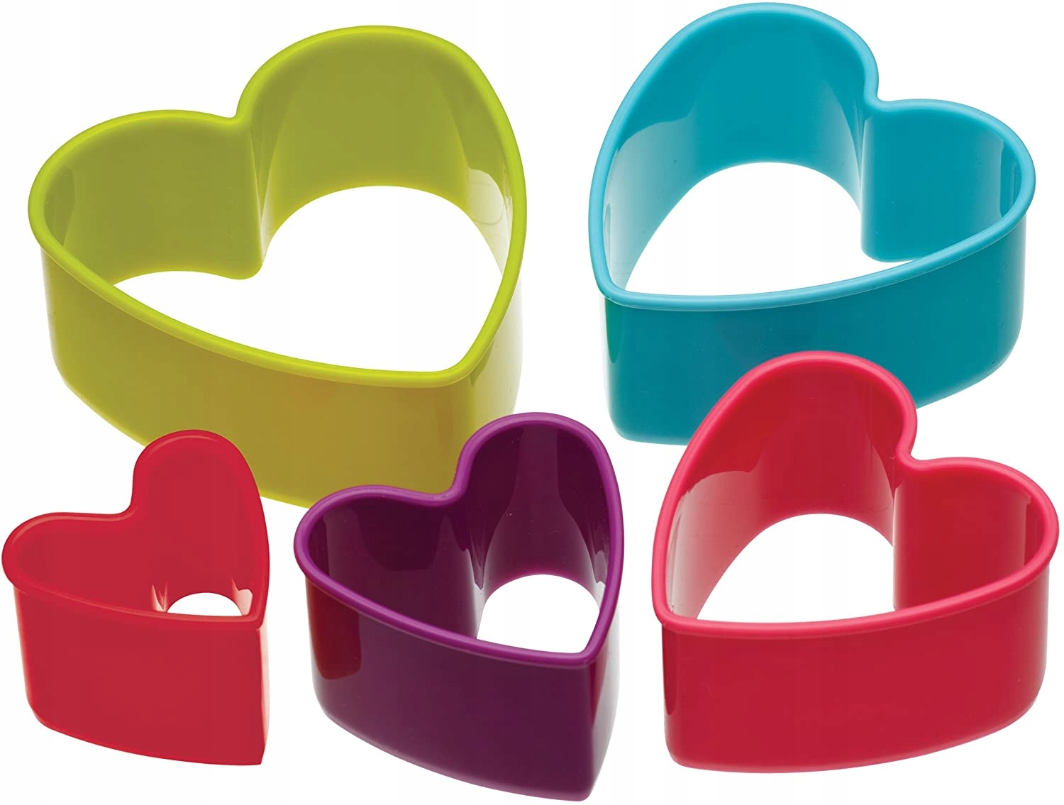 

Foremki Wykrawacze Ciastek Pierników Serce 5 Szt.