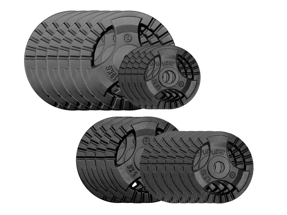 Zestaw 100 kg obciążenia żeliwne talerz kierownica siłowania fit 30,5 mm