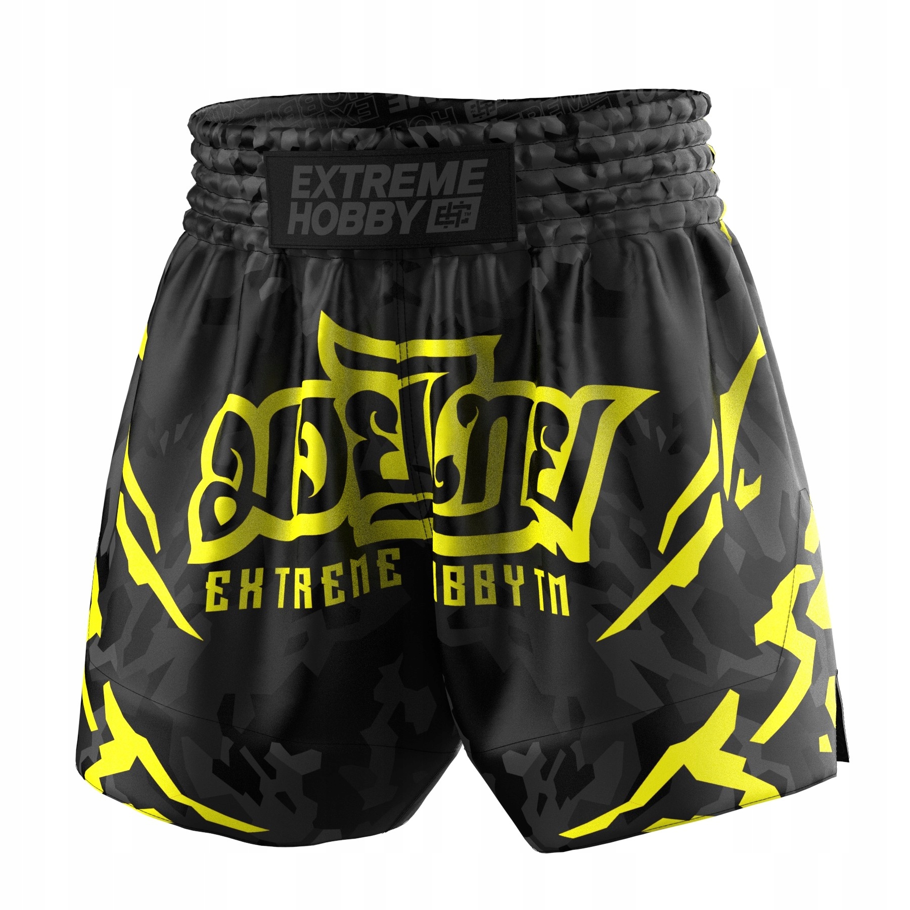 Kraťasy do boxu Muay Thai Extreme Hobby Black Panther 2XL