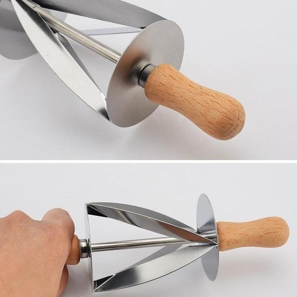 KRAJALNICA WAŁEK DO CIASTA CROISSANT ROGALIKÓW Długość 20 cm