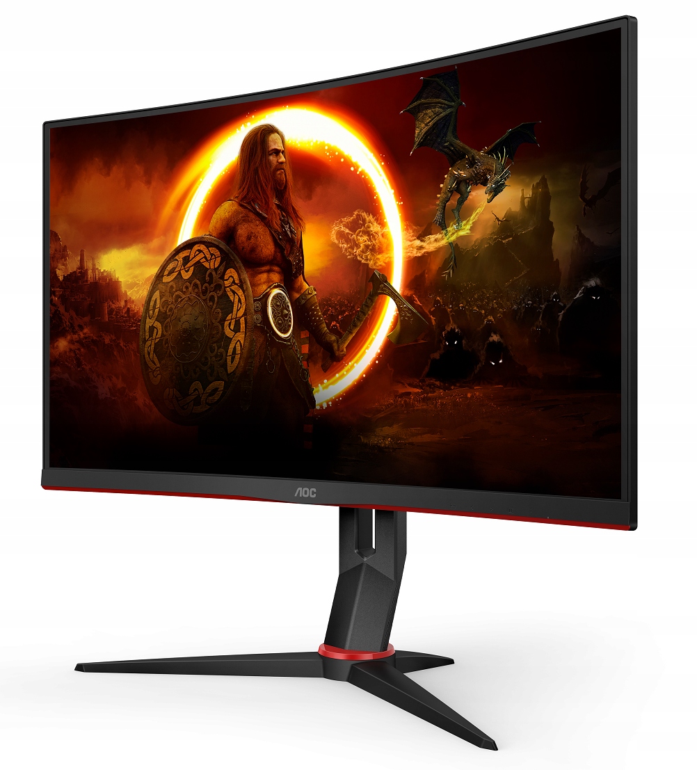 Monitor 27" Aoc C27G2U/BK Full Hd Va 165Hz 1ms Dp HDMIx2 Curved